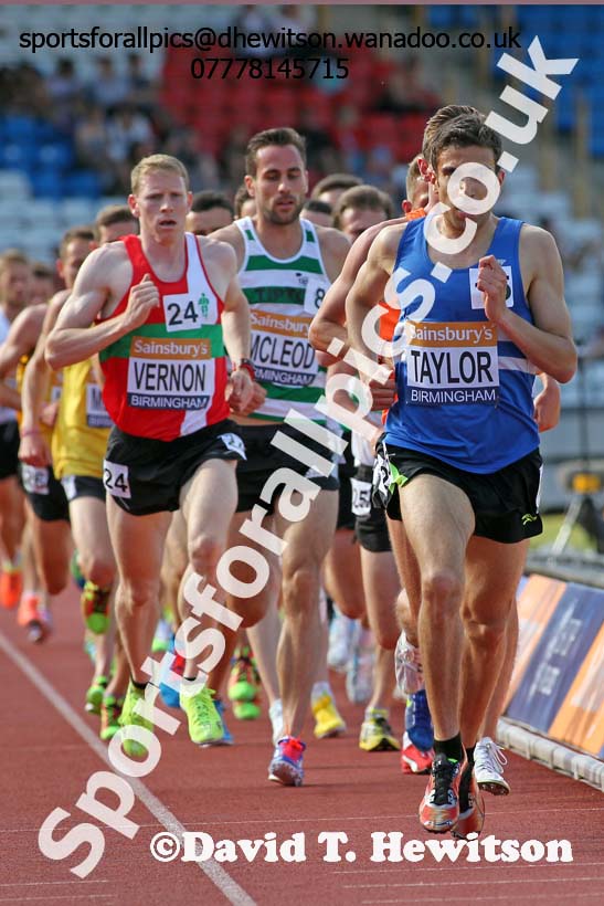 Mens 5000 metres, Sainsbury's British Champs, Alexander Stadium, Birmingham. Photo: David T. Hewitson/Sprts for All Pics
